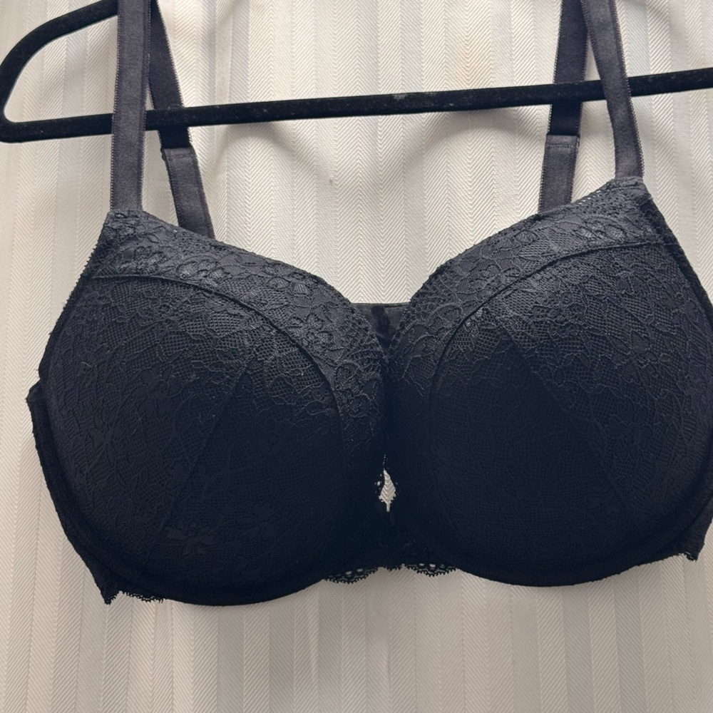 Torrid Black Lace Bra push-up plunge